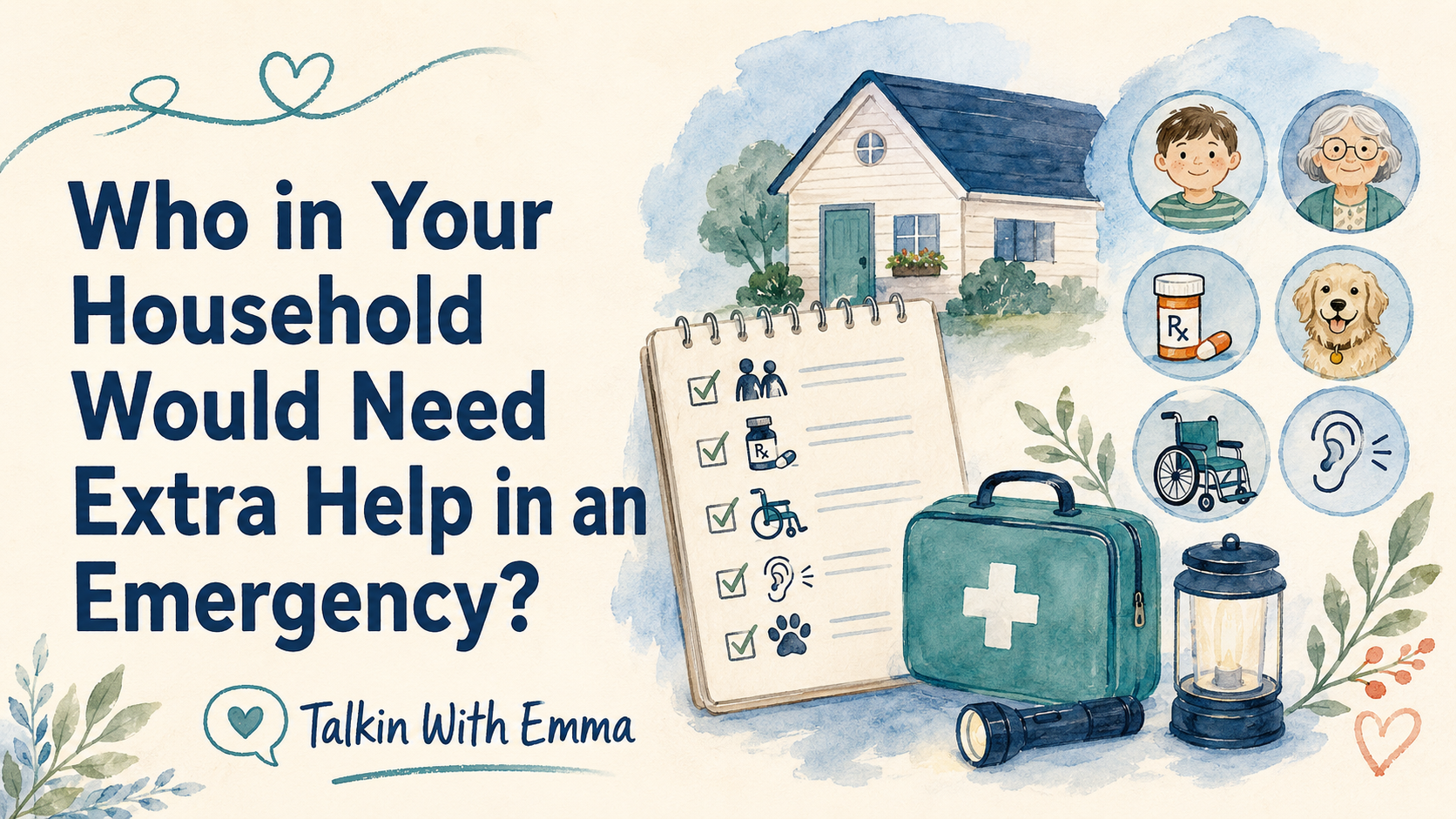 Who in Your Household Would Need Extra Help in an Emergency?