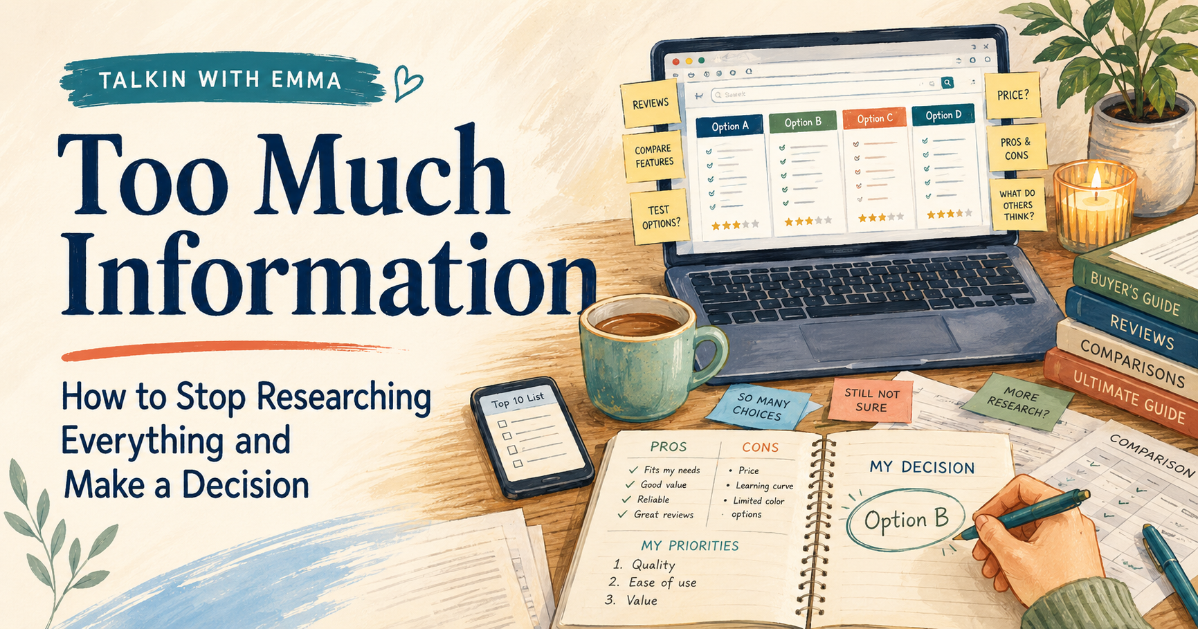 Too Much Information: How to Stop Researching Everything and Make a Decision